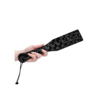 Ouch! Luxury Black Paddle with Diamond Pattern