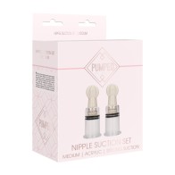 Pumped Nipple Suction Set Rose Medium