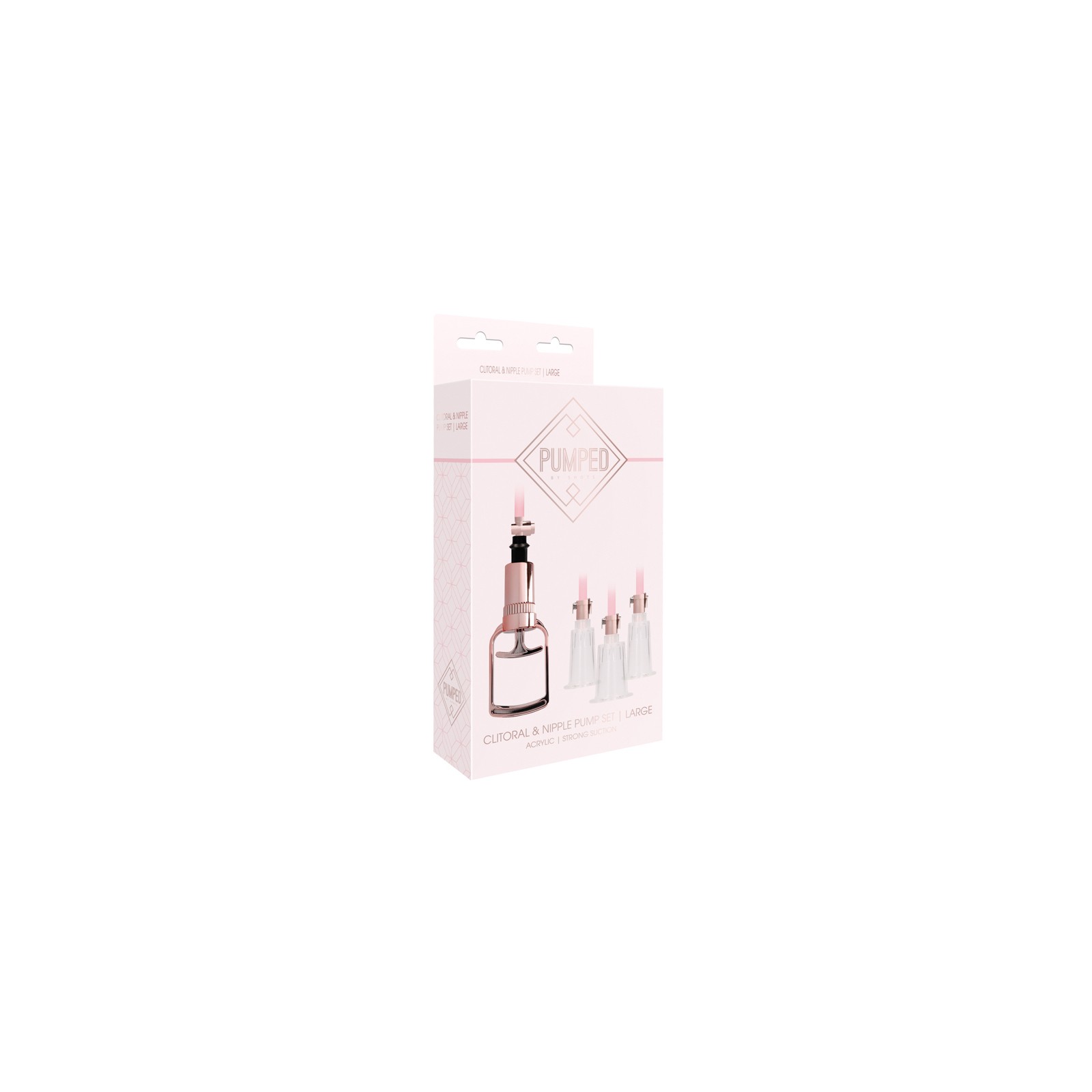 Pumped Clitoral & Nipple Pump Kit Rose Gold