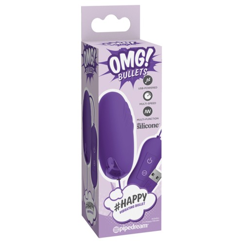 Pipedream OMG Bullets Vibrador de Bala USB-Powered - Placer Definitivo