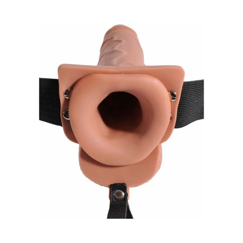 Pipedream Fetish Fantasy Squirting Strap-On Tan/Black