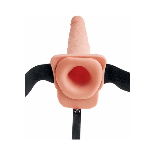 Pipedream Fetish Fantasy 9 Inch Hollow Squirting Strap-On