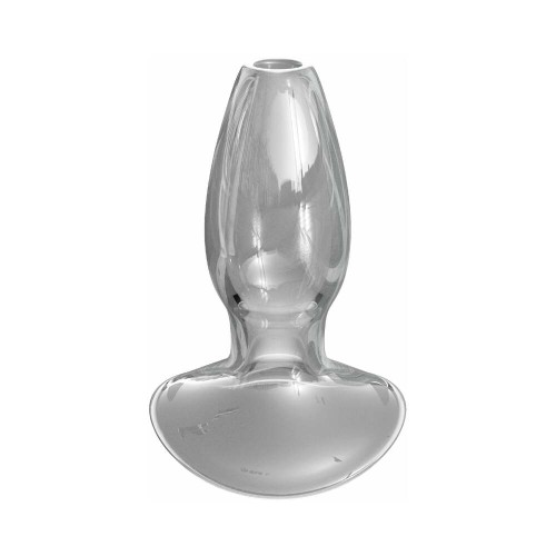 Anal Fantasy Elite Collection Beginner's Gaper Glass Plug - Clear