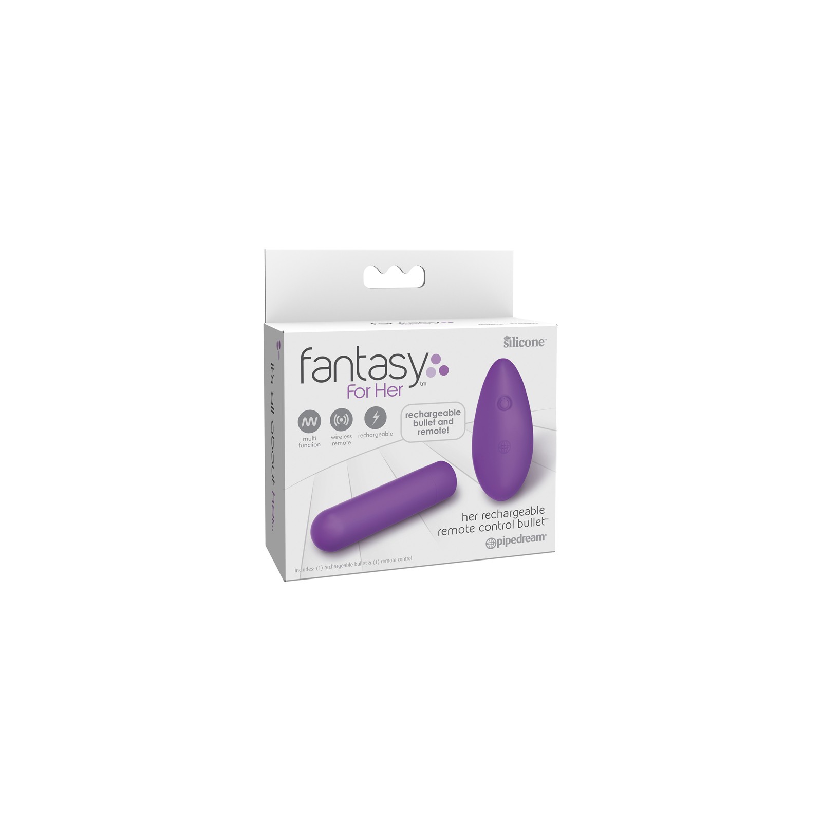 Vibrador Bullet Control Remoto Recargable para Parejas