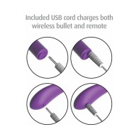 Rechargeable Remote Control Bullet Vibrator for Couples