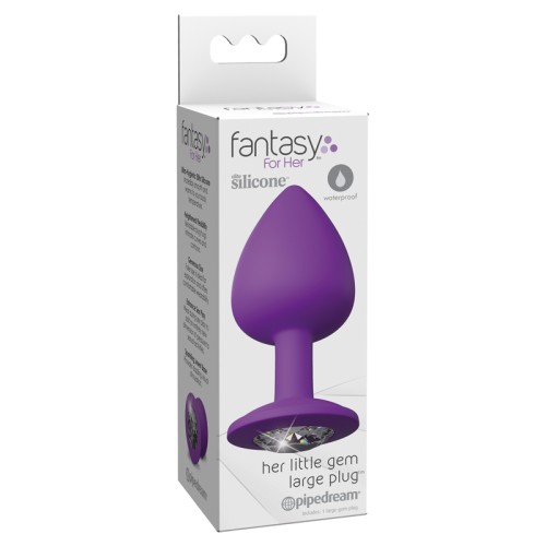 Plug Anal Grande Pipedream Fantasy Her Little Gem Morado