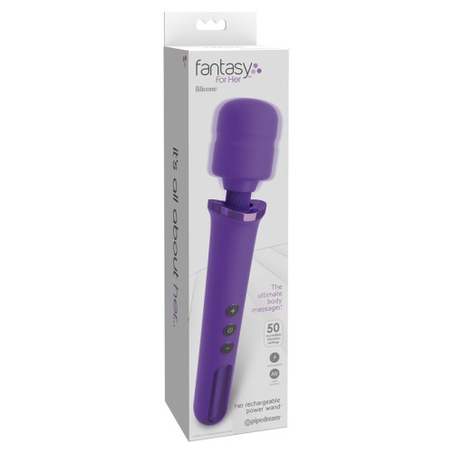 Pipedream Fantasy Rechargeable Power Wand - Experience Pleasure