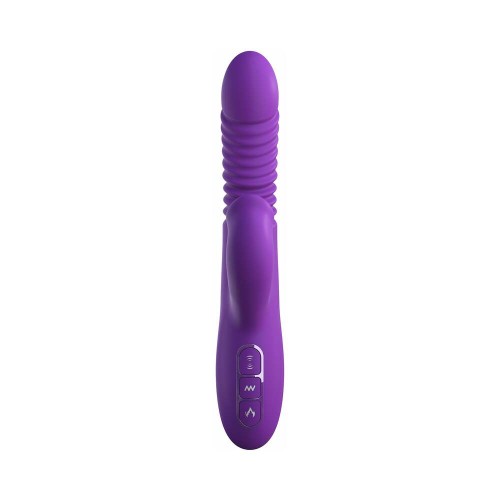 Pipedream Fantasy For Her Rechargeable Silicone Ultimate Thrusting Clit Stimulator Purple