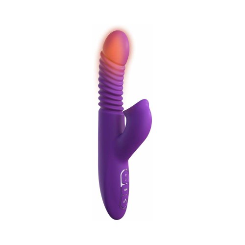 Pipedream Fantasy For Her Rechargeable Silicone Ultimate Thrusting Clit Stimulator Purple