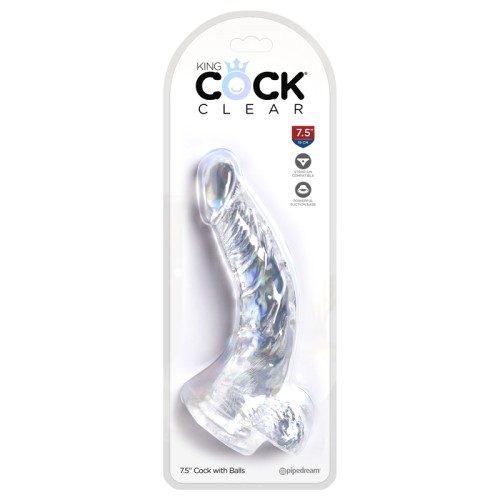 Dildo Realista Pipedream King Cock 7.5 in. con Ventosa