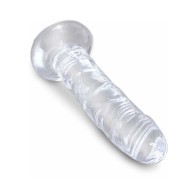 Dildo Transparente King Cock Clear 6 in.