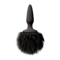 Bunny Tails Mini Black Fur Plug