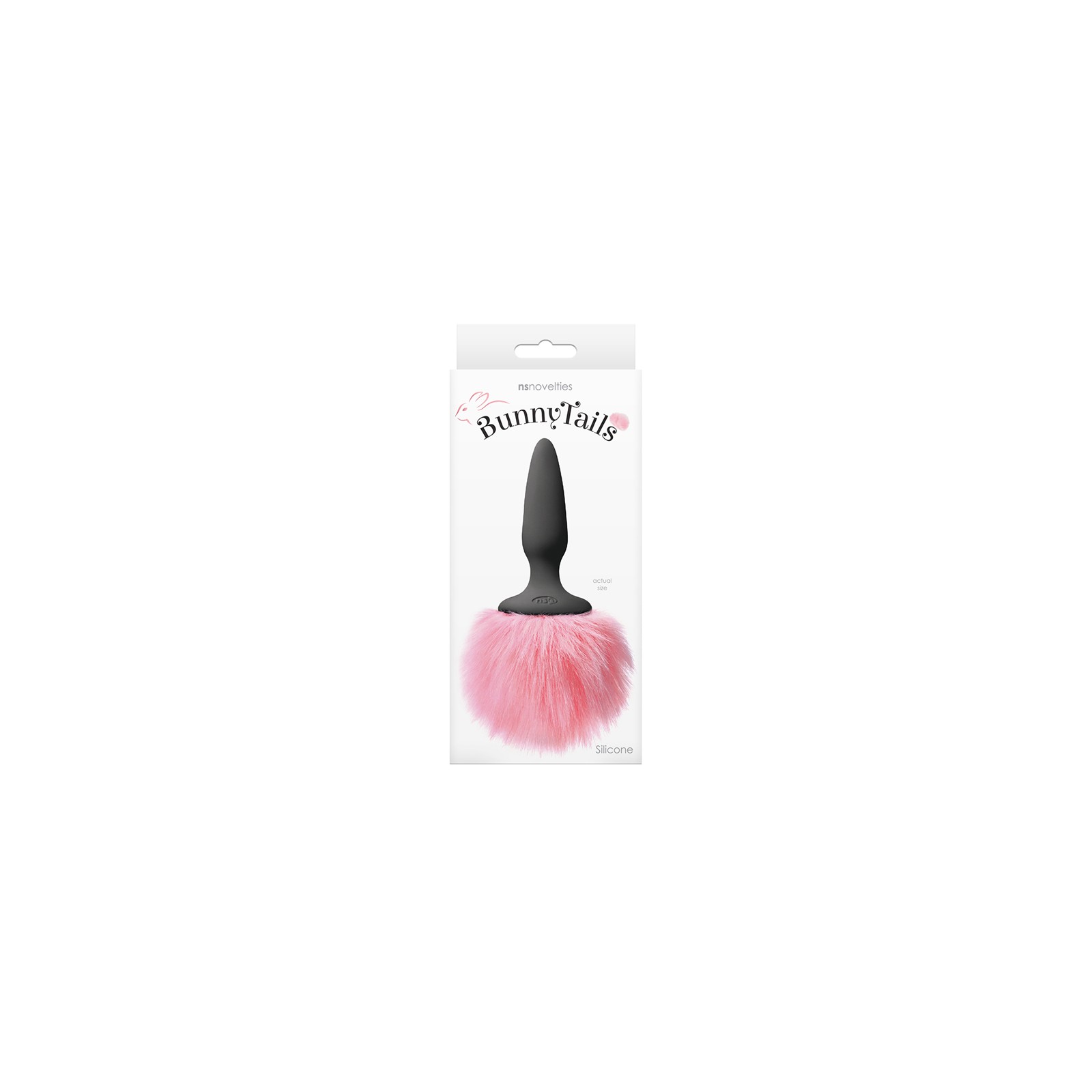 Bunny Tails Pink Fur Butt Plug Mini