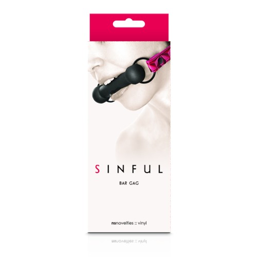 Gag de Silicona Bar Sinful Rosa