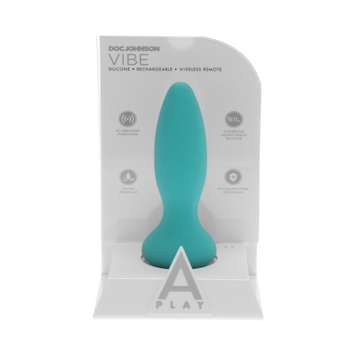 A-Play Adventurous Rechargeable Anal Plug with Remote for Exciting Pleasure