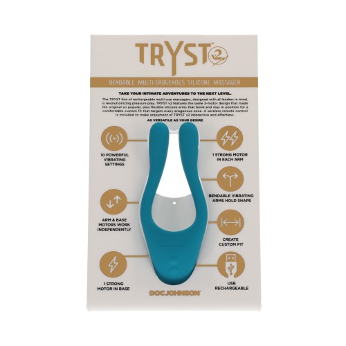 Masajeador Flexible TRYST V2 con Control Remoto para Máximo Placer