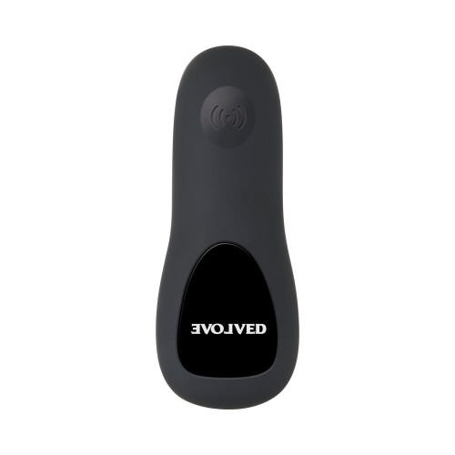 Evolved Remote-Controlled Vibrating Silicone Anal Plug - Black