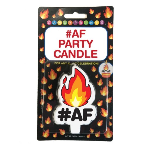 #AF Party Candle for Fun Celebrations