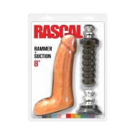 Rascal Rammer + Suction 8in Dildo