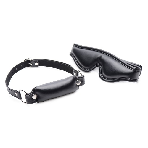 ST Padded Blindfold and Gag Set