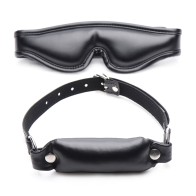 ST Padded Blindfold and Gag Set