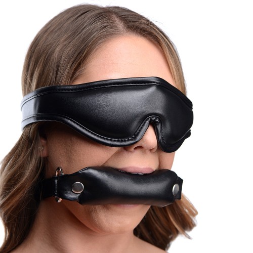 ST Padded Blindfold and Gag Set