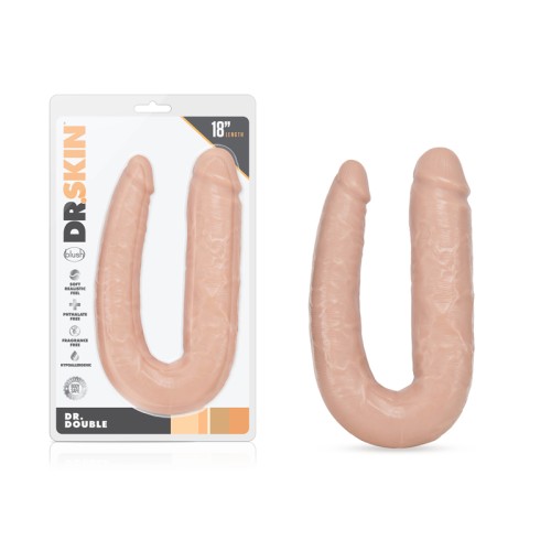 Dr. Skin Double Realistic Dual-Ended Dildo 18 in.