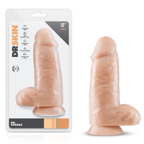 Dr. Skin Dr. Chubbs Dildo Realista de 10 Pulgadas