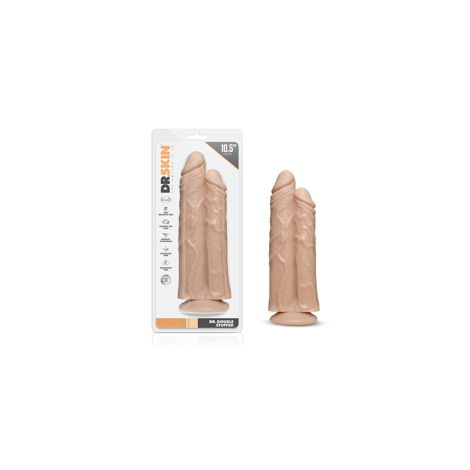 Dildo Doble Dr. Skin Doble Relleno