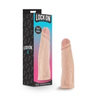 Lock On Realistic 7 in. Dildo Beige - Lifelike Pleasure