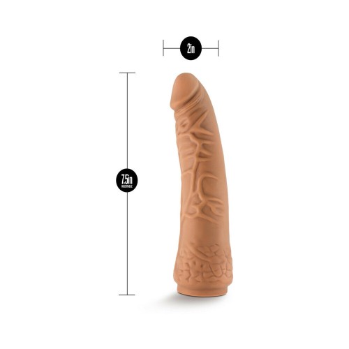 Blush Lock On Dildo Realista 7.5 in. Compatible con Sistema Lock On Color Tan