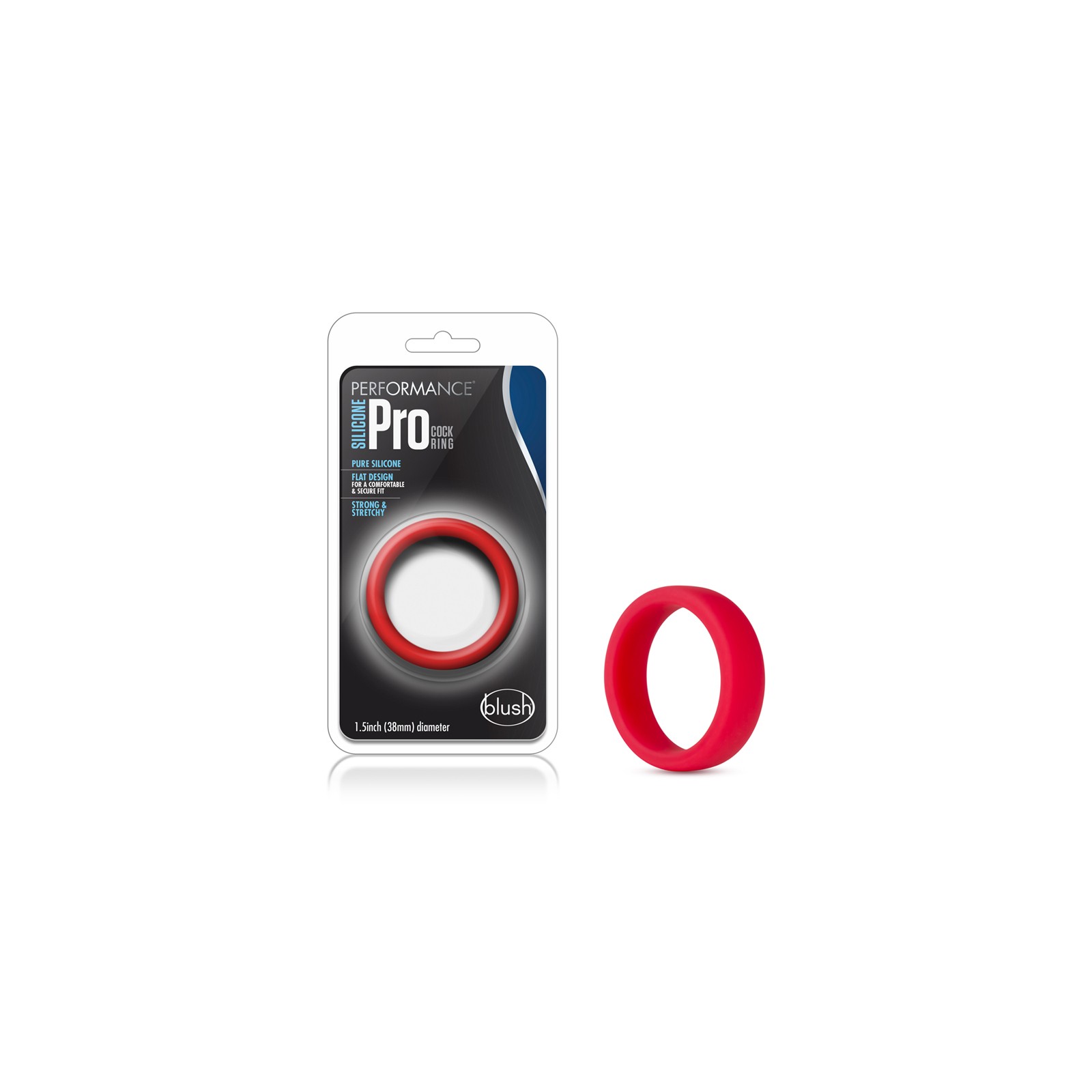 Anillo para el Pene Performance Silicone Go Pro Rojo