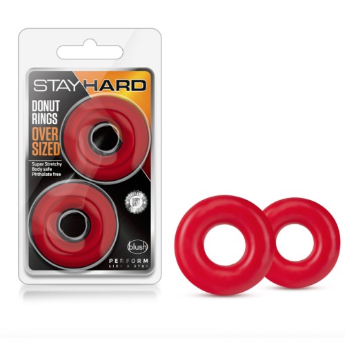 Stay Hard Donut Rings 2-Pack - Prolong Your Pleasure