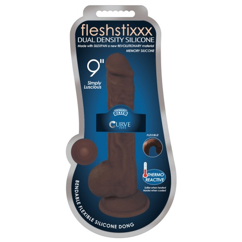 Dildo FLESHSTIXXX de 9 in. con Base de Succión