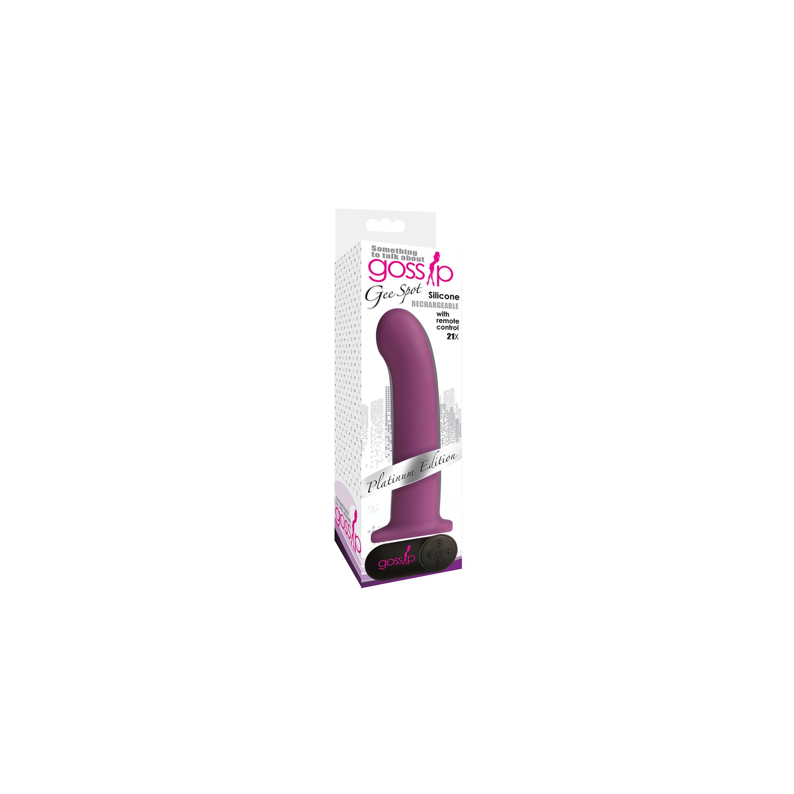 Gossip Gee Spot Remote-Controlled Vibrating Dildo