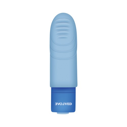 Evolved Fingerlicious Rechargeable Finger Vibrator Blue