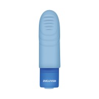 Vibrador de Dedo Recargable Evolved Fingerlicious Azul