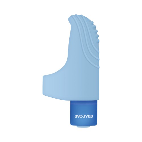 Vibrador de Dedo Recargable Evolved Fingerlicious Azul