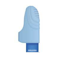 Vibrador de Dedo Recargable Evolved Fingerlicious Azul