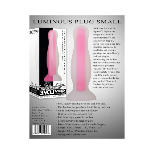 Evolved Luminous Glow in the Dark Anal Plug