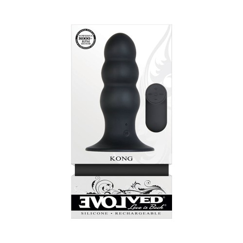 Plug Anal Recargable Evolved Kong - Placer Control Remoto