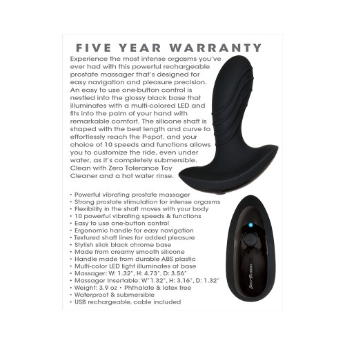 Rechargeable Silicone Prostate Massager