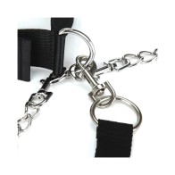 Lux Fetish Collar Cuffs & Leash Set - Kinky Fun