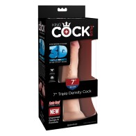 Pipedream King Cock Plus Dildo Realista de 7 Pulgadas - Realismo Inigualable