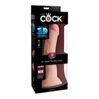 Pipedream King Cock Plus Dildo de 8 pulgadas Triple Densidad