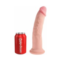 Dildo Realista Triple Densidad King Cock Plus - Beige