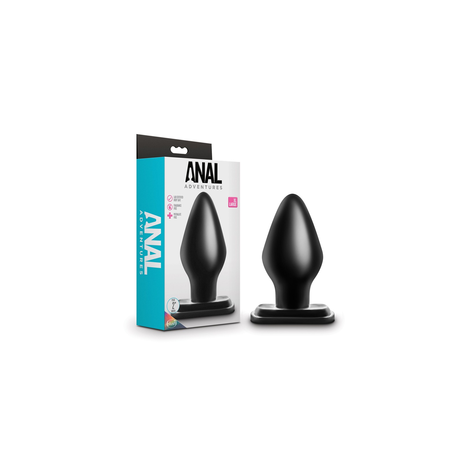 Anal Adventures XL Plug in Black