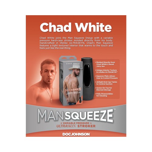 Man Squeeze Chad White - Masturbador ULTRASKYN para el Placer Definitivo