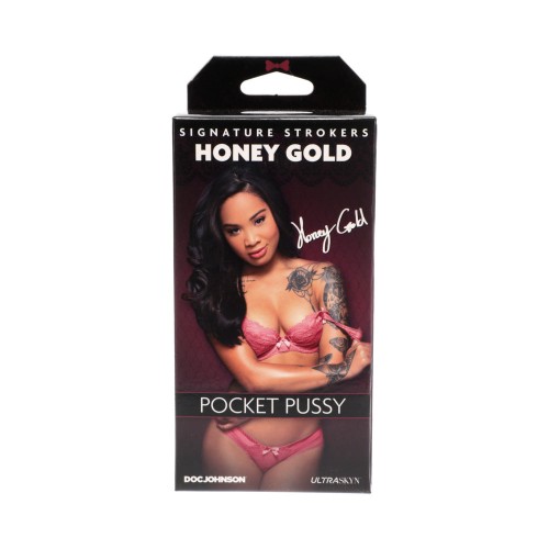 Signature Strokers Honey Gold ULTRASKYN Pocket Pussy