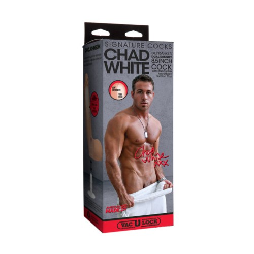 Signature Cocks Chad White Pene ULTRASKYN de 8.5 Pulgadas para Placer Realista